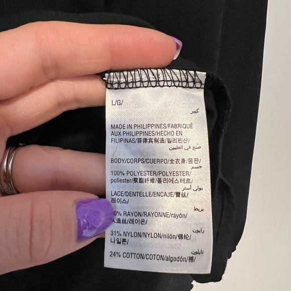 I.N.C black blouse - Picture 4 of 4